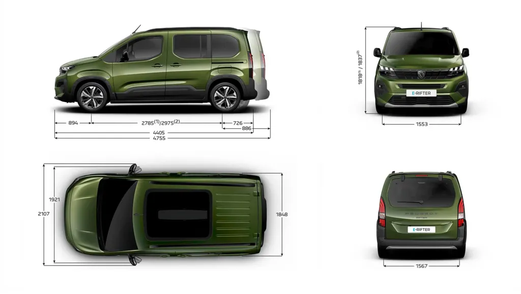 Peugeot Rifter technické údaje